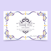 Plantable Vintage Vine Thank You Cards